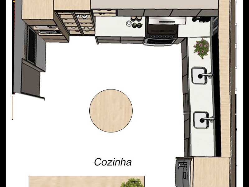 Casa à venda Centro com 80m² e 2 quartos por R$ 1 - 1282875074-013-cozinha-terreo.jpg