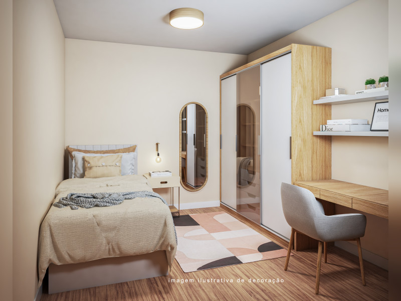 Casa à venda Vila Bonilha Nova com 150m² e 3 quartos por R$ 650.000 - renderreinaldoquarto2ctexto.jpg