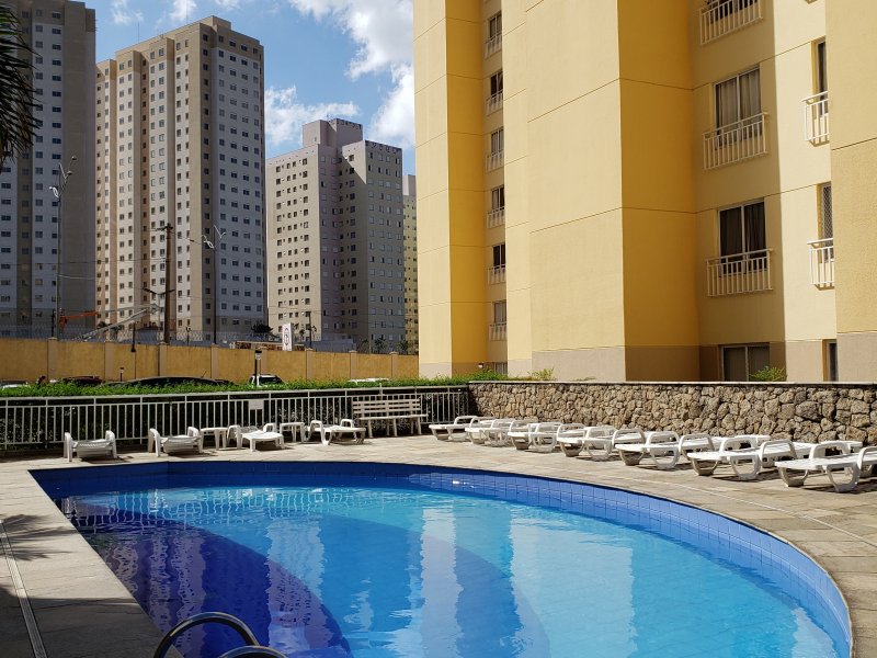 Apartamento à venda Jardim Maria Estela com 42m² e 2 quartos por R$ 255.000 - 1823446109-1piscina.jpg