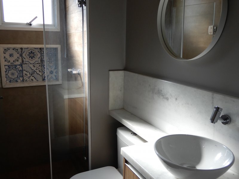 Apartamento à venda Jardim Maria Estela com 42m² e 2 quartos por R$ 255.000 - 90442441-banheiro.JPG