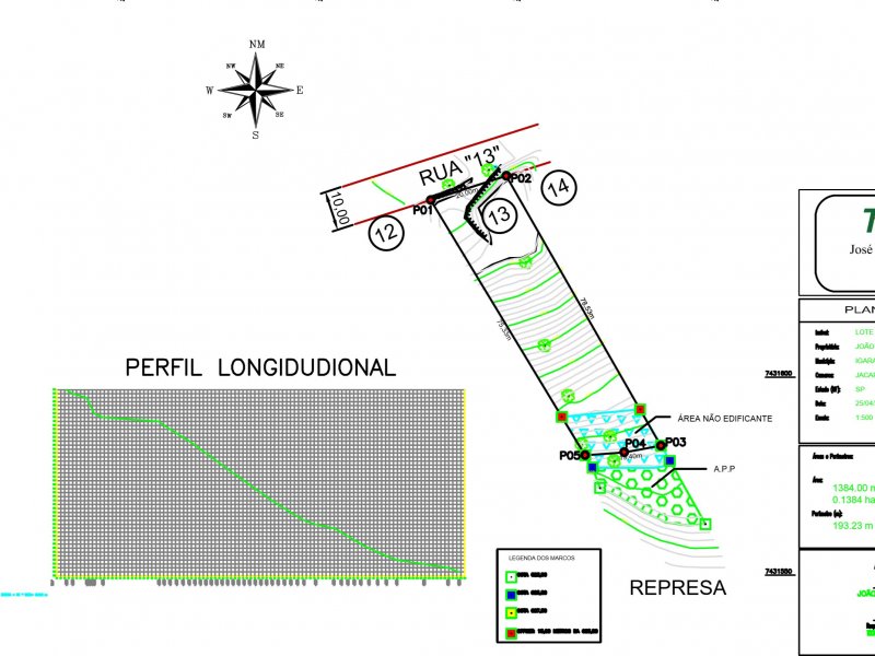 Terreno à venda Centro com 1299m² e 1 quarto por R$ 440.000 - 862288976-topografia.jpg