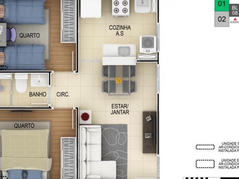 Apartamento à venda Coaçu com 41m² e 2 quartos por R$ 165.000 - 1817672287-planta-ecofit-eusebio.jpg