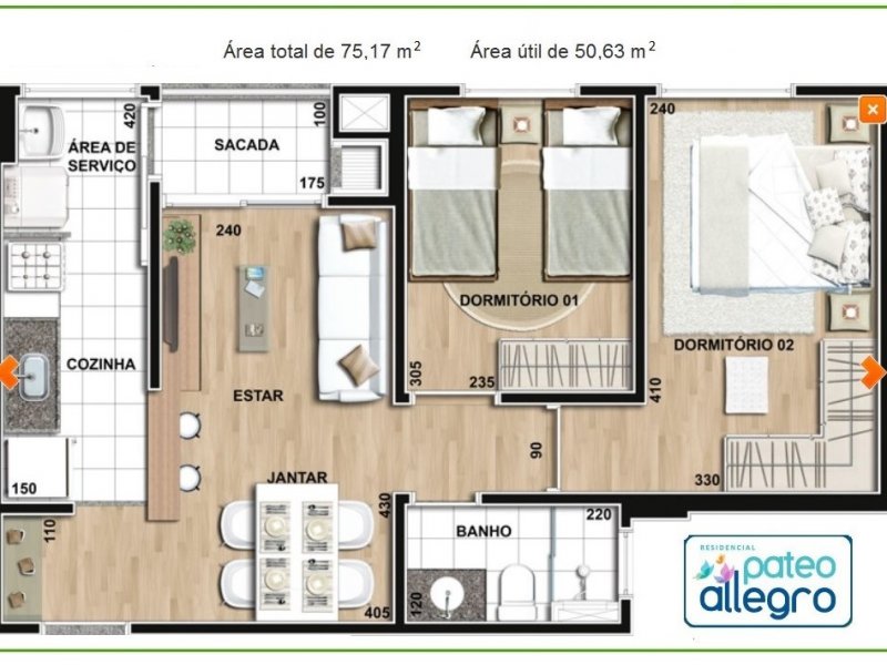 Apartamento à venda Terra Bonita com 51m² e 2 quartos por R$ 289.000 - 994565427-20.jpg