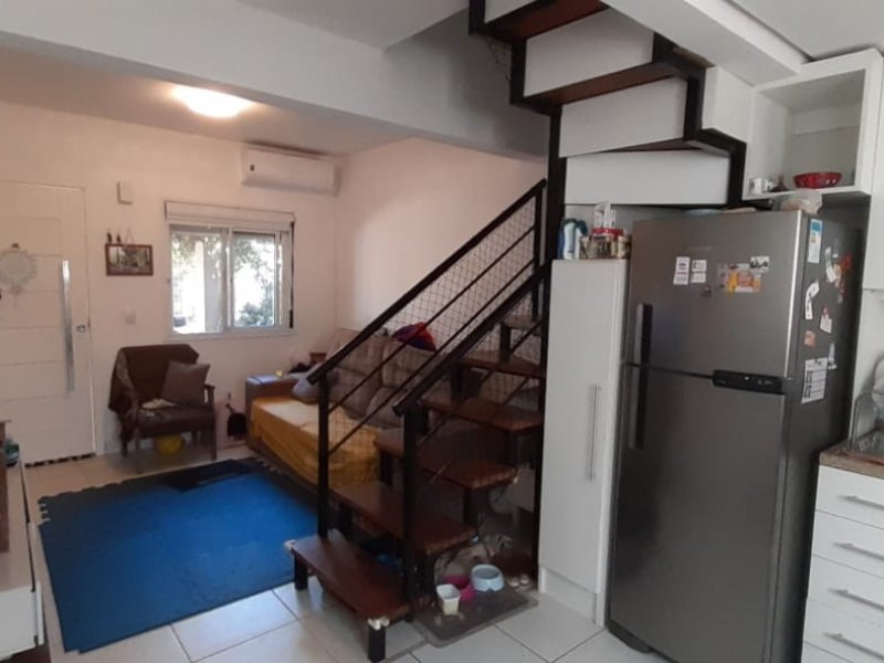 Casa de condomínio à venda Ipanema com 98m² e 3 quartos por R$ 319.000 - 193519244-cozinha-sala-2.jpeg