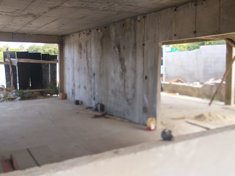 Casa de condomínio à venda Centro com 400m² e 4 quartos por R$ 600.000 - obra-foto-sala.jpeg