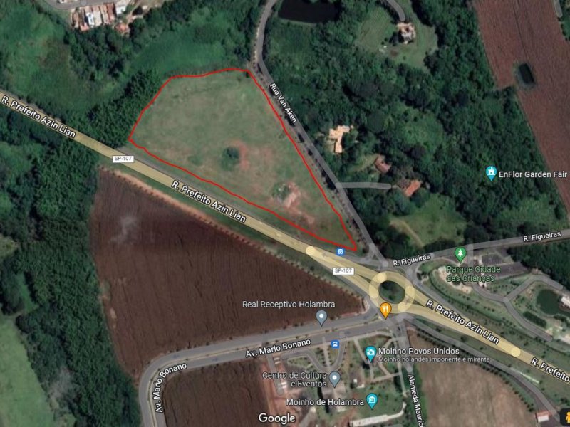 Terreno à venda Centro com 38900m² e 1 quarto por R$ 8.750.000 - 1532373633-identificacao-area.JPG