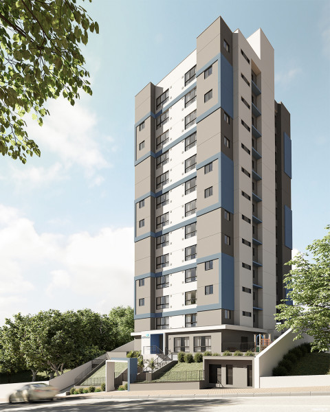 Apartamento à venda Velha Central com 58m² e 2 quartos por R$ 250.000 - 24750097-ok-21-predio.jpg