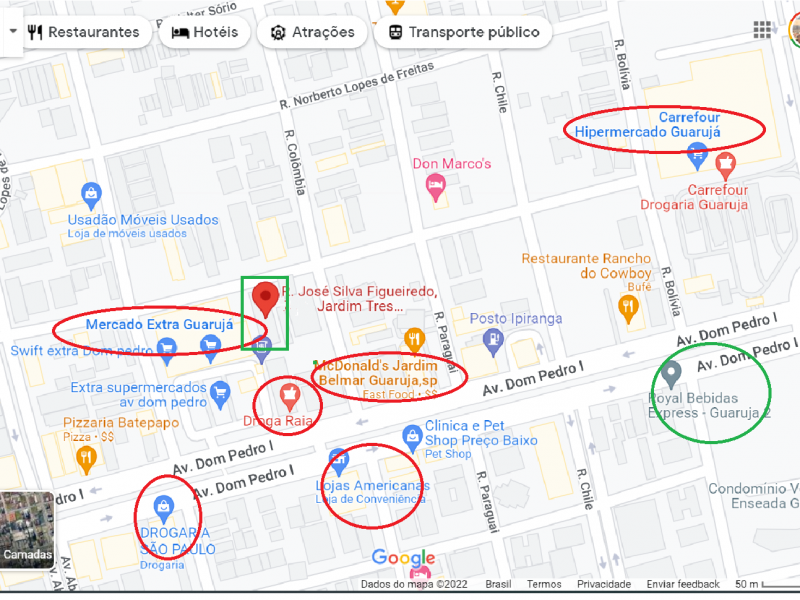 Apartamento à venda Jardim Tres Marias com 80m² e 2 quartos por R$ 250.000 - 365615856-mapa-local.png