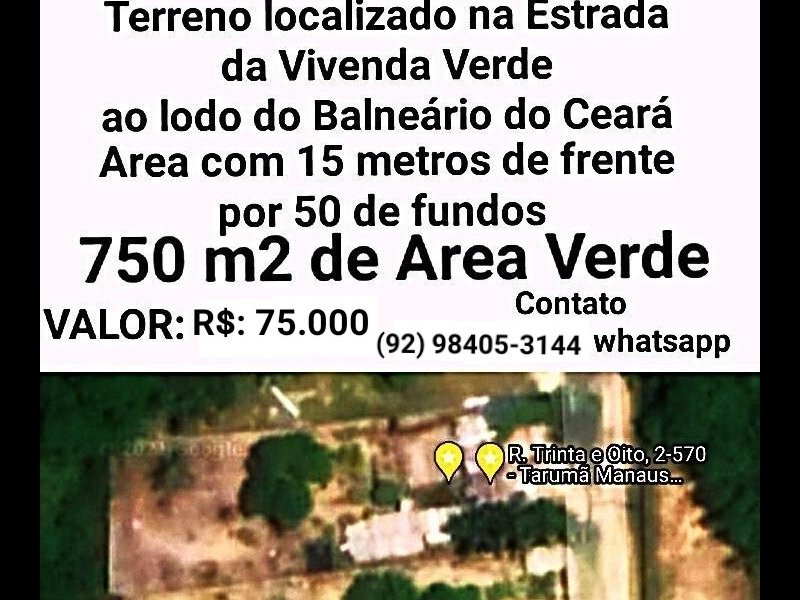 Terreno à venda Tarumã Açu com 750m² e 1 quarto por R$ 75.000 - 473164716-screenshot-20220901-073803-1.jpg