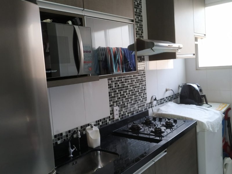 Apartamento à venda Distrito de Bonfim Paulista com 47m² e 2 quartos por R$ 230.000 - 455814018-cozinha4.jpeg
