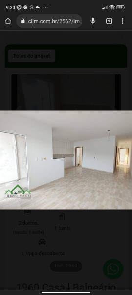 Casa de condomínio à venda Costeira com 70m² e 2 quartos por R$ 249.000 - 39167086-screenshot-2022-09-12-09-20-50-624-com.jpg