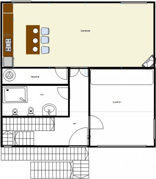 Casa à venda Santa Amélia com 400m² e 6 quartos por R$ 1.830.395 - 899053468-abraveses1andar.JPG