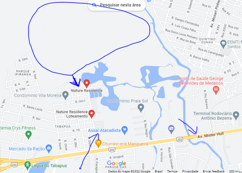 Terreno à venda Tabapuá com 232m² e 1 quarto por R$ 39.000 - 672605483-nature-residence-google.PNG