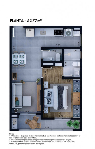 Apartamento à venda Nova Gardênia com 53m² e 1 quarto por R$ 170.000 - 1840225500-256f348a-d9a0-467b-a18e-9ea655e1b3ac.jpeg