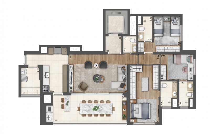 Apartamento à venda Jardim Aurelia com 123m² e 3 quartos por R$ 1.750.000 - 2091418452-c9894063-315c-44be-b57e-cd1edee71388.jpeg