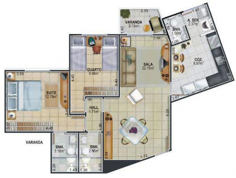 Apartamento à venda Ingá com 85m² e 2 quartos por R$ 690.000 - 1268644634-601bf52d-fd89-41db-a265-6edce7ff53ef.jpeg