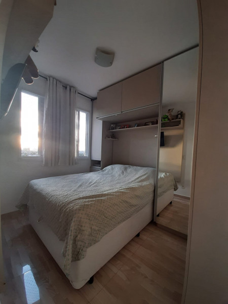 Apartamento à venda Água Branca com 32m² e 1 quarto por R$ 340.000 - 1629643470-quarto-vista-porta.jpg