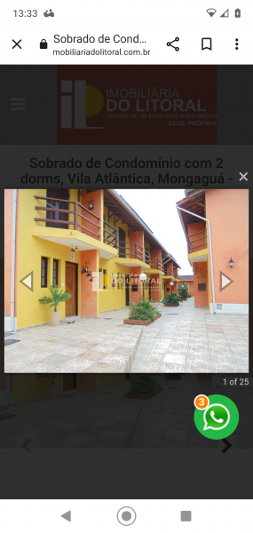 Casa de condomínio à venda Vila Atlantica com 75m² e 2 quartos por R$ 250.000 - 1037472297-screenshot-20220926-133321.png