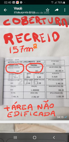 Cobertura à venda Recreio dos Bandeirantes com 157m² e 3 quartos por R$ 950.000 - 1348108975-screenshot-20200818-024005-whatsapp.jpg