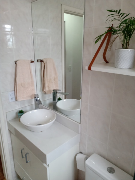 Apartamento à venda Vila Alpina com 72m² e 3 quartos por R$ 440.000 - 226497989-banheiro03.jpg