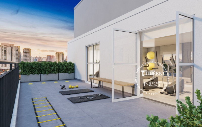 Apartamento à venda Higienópolis com 31m² e 1 quarto por R$ 339.500 - 593947057-academia-externa.jpg