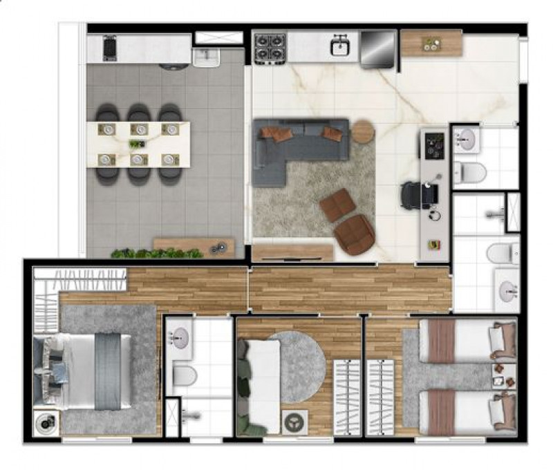 Apartamento à venda Barra Funda com 74m² e 3 quartos por R$ 62.000 - 1648414774-f56eab0e-d802-4992-bbe3-dcbcfff46f10.jpeg