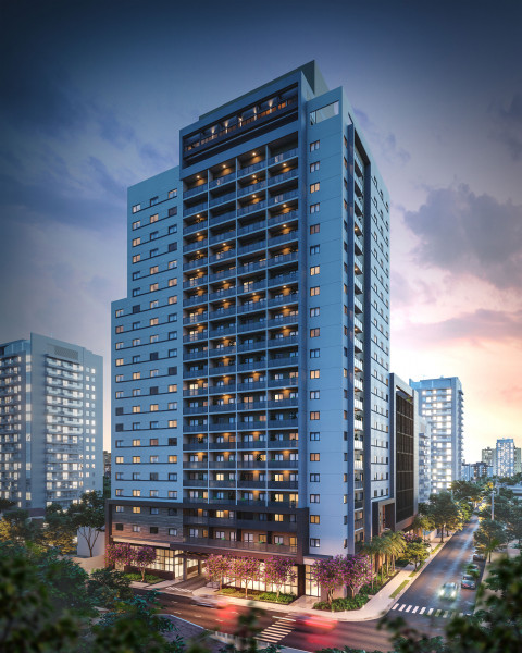 Studio à venda Vila Olímpia com 24m² e 1 quarto por R$ 75.000 - 2085724617-vivabenx-vlolimpia-fachada-02.jpg