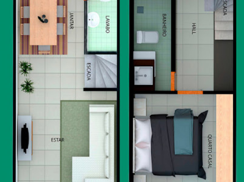 Casa de condomínio à venda Centro com 63m² e 2 quartos por R$ 280.000 - 1292809818-d4c44ff2-035a-4966-8f05-73de6090a67b.jpeg
