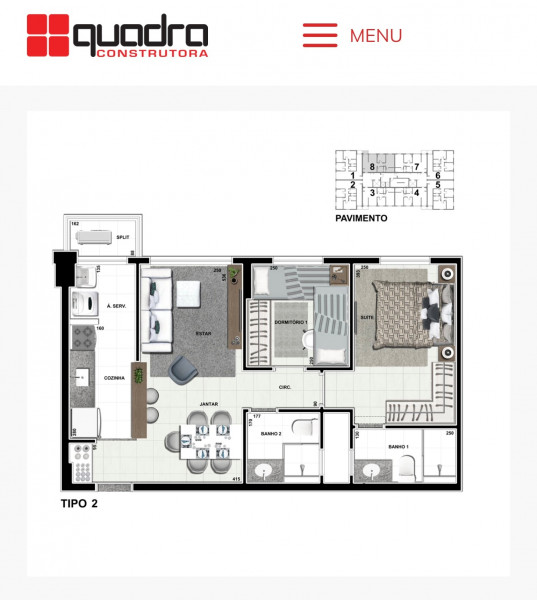 Apartamento à venda Veraliz com 57m² e 2 quartos por R$ 373.000 - 784664295-6.jpg