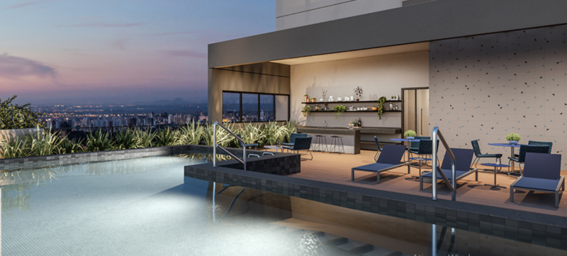 Apartamento à venda Pinheiros com 35m² e 1 quarto por R$ 810.000 - 1040738696-piscina.png