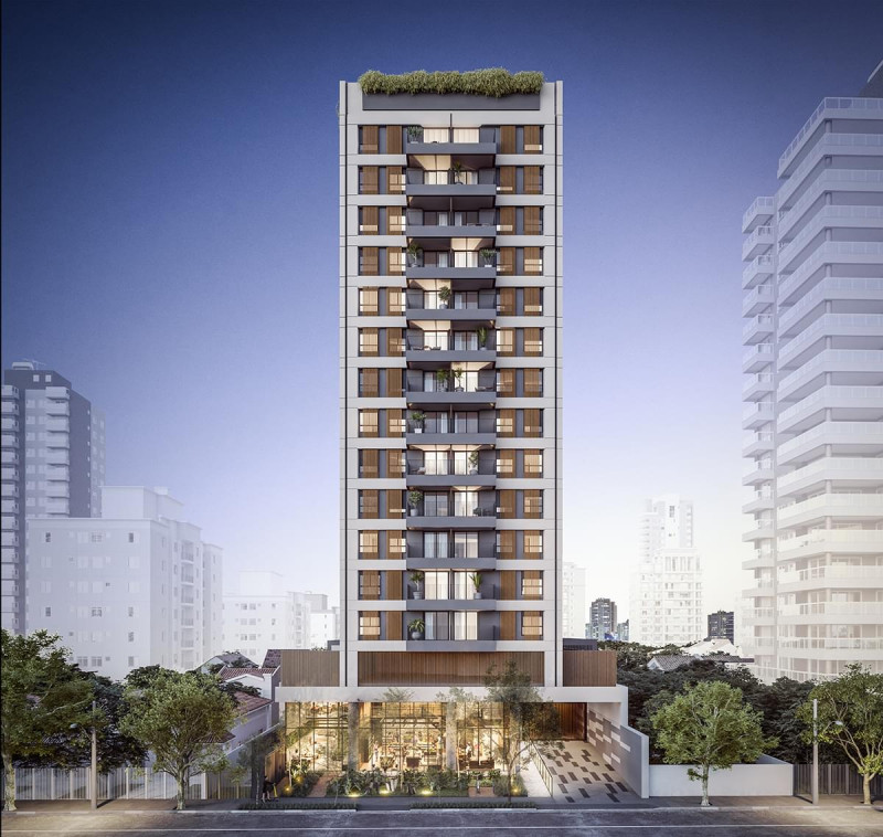 Apartamento à venda Pinheiros com 35m² e 1 quarto por R$ 810.000 - 1492234325-yuny-limited-pinheiros-fachada-frontal.jpg