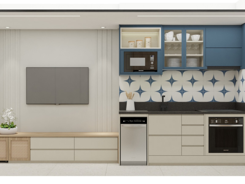 Apartamento à venda Pinheiros com 35m² e 1 quarto por R$ 810.000 - cozinha-sala.jpg