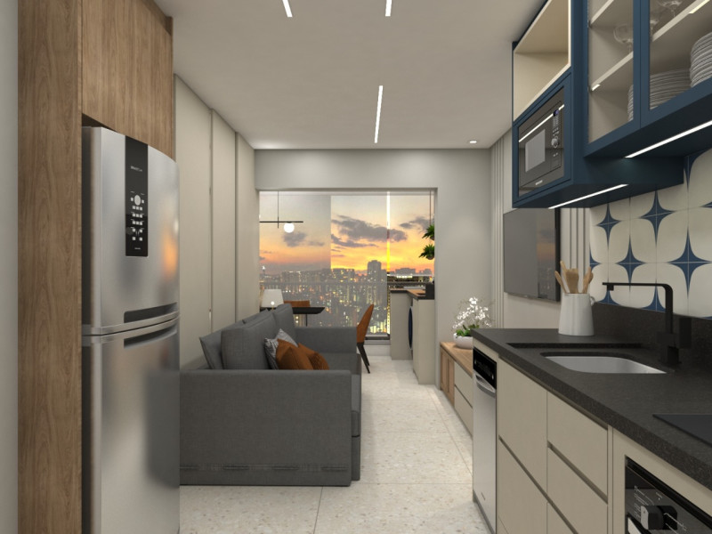 Apartamento à venda Pinheiros com 35m² e 1 quarto por R$ 810.000 - porta-sacada.jpg