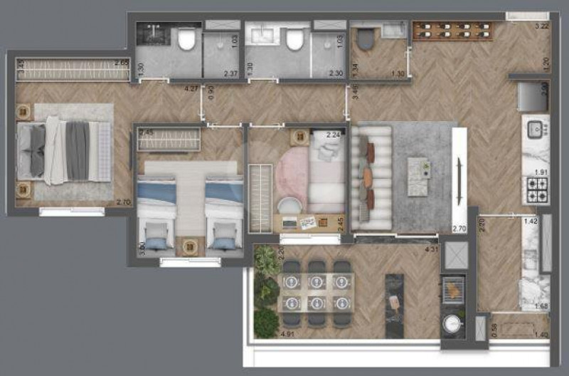 Apartamento à venda Vl. Mascote com 81m² e 3 quartos por R$ 899.508 - 1399999431-imagem2.jpg