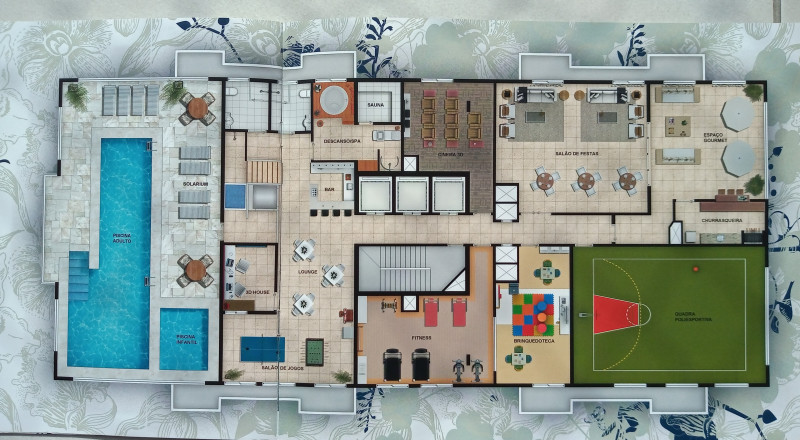 Apartamento à venda José Menino com 106m² e 3 quartos por R$ 830.000 - 297883226-area-de-lazer.jpg