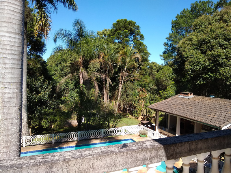 Chácara à venda Caceia  com 320m² e 4 quartos por R$ 850.000 - vista-superior-piscina-1.jpg