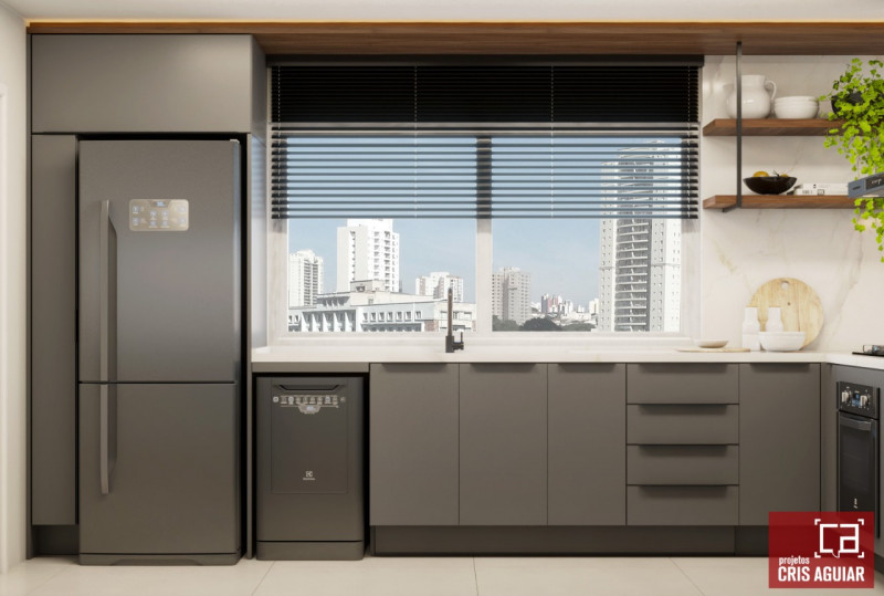Apartamento à venda Água Verde com 132m² e 3 quartos por R$ 1.180.000 - 1073315465-cozinha-3d-lateral.jpeg