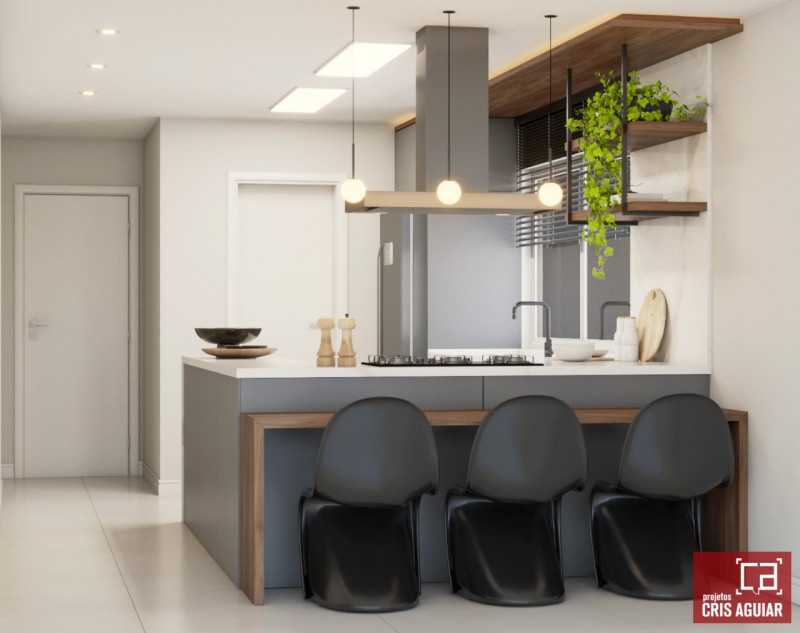 Apartamento à venda Água Verde com 132m² e 3 quartos por R$ 1.180.000 - 902296710-cozinha-3d-vista-sala.jpeg