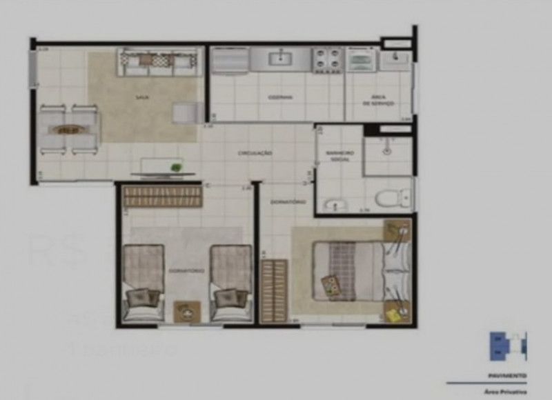 Apartamento à venda Estância Jaraguá com 45m² e 2 quartos por R$ 195.000 - 1874903659-bc689fcd-2d2a-4aad-b942-1f46876dfdb5.jpeg
