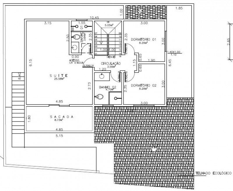 Casa à venda Vila Correa com 360m² e 3 quartos por R$ 389.000 - 914078772-planta-piso-superior.jpg