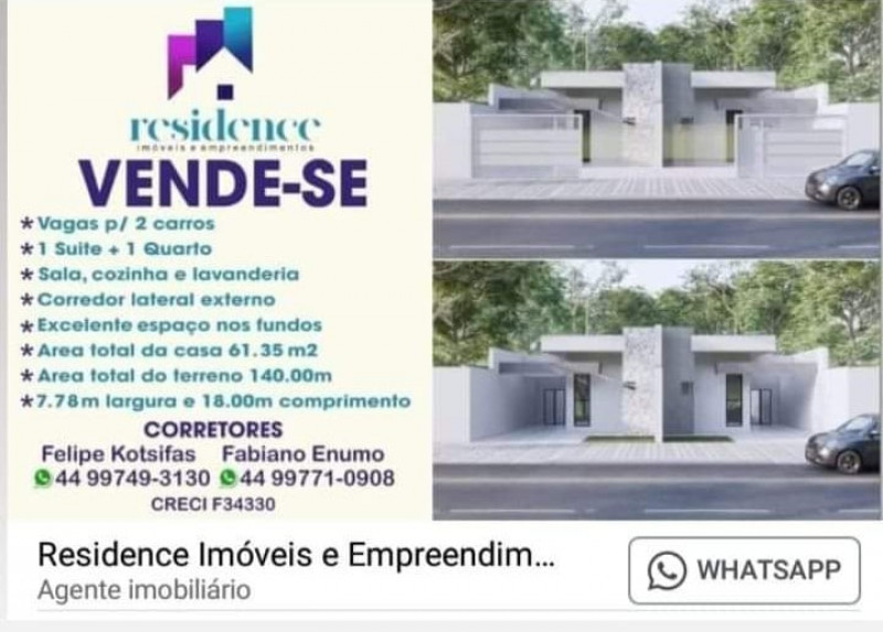 Casa à venda Centro com 62m² e 2 quartos por R$ 185.000 - 982710389-img-20230116-120402-015.jpg