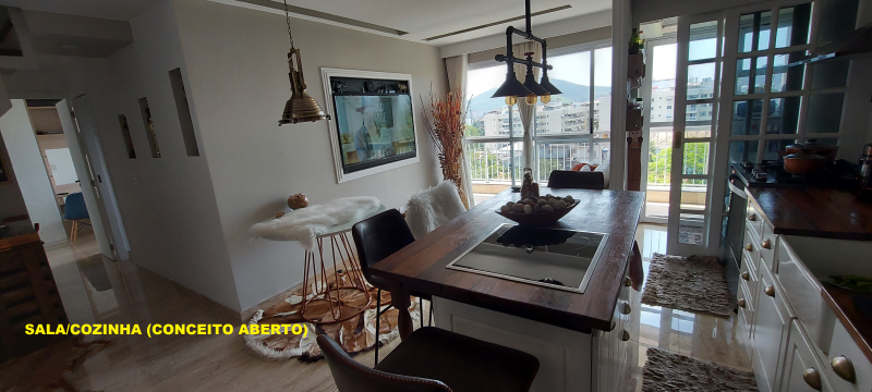 Apartamento à venda Taquara com 136m² e 3 quartos por R$ 620.000 - 1012639135-sala-cozinha.png