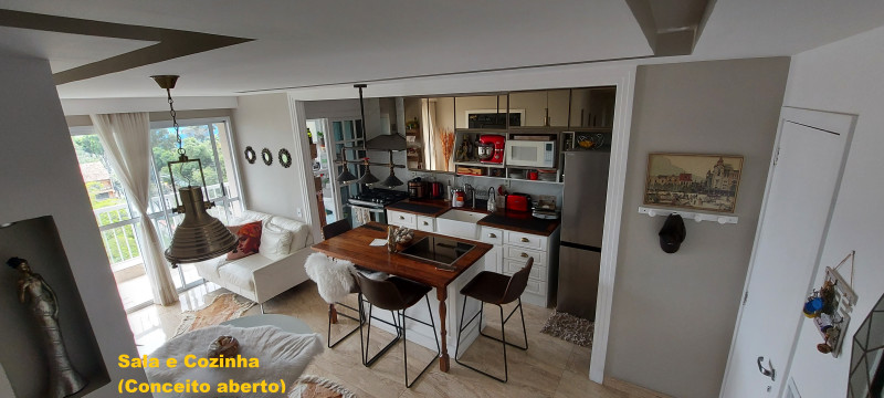 Apartamento à venda Taquara com 136m² e 3 quartos por R$ 620.000 - 114968176-sala-e-cozinha-n3.jpg