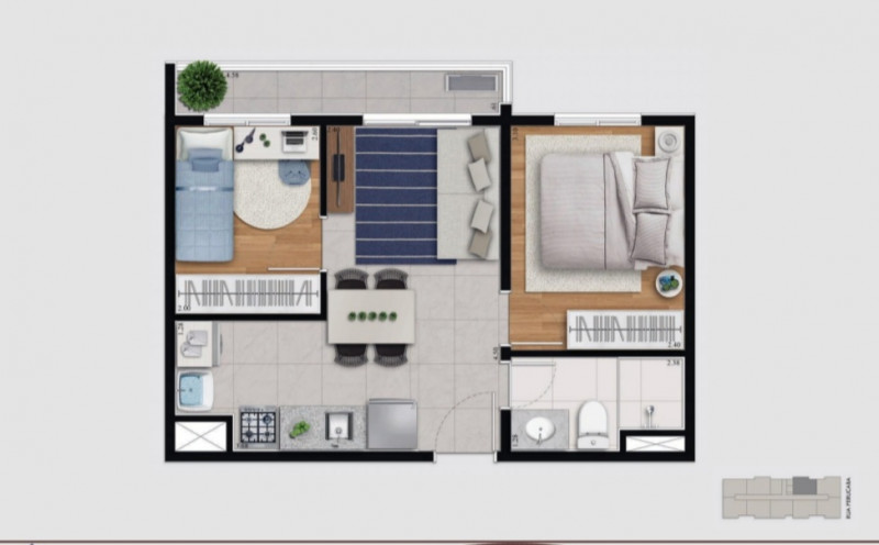 Apartamento à venda Chácara Santo Antônio (Zona Leste) com 957m² e 2 quartos por R$ 252.350 - 1916288835-9aa0ae6f-c2e4-4a78-8109-2e6d33ee83bf.jpeg