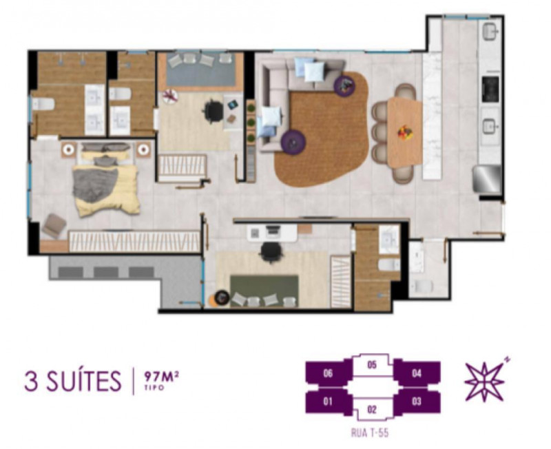Apartamento à venda St. Bueno com 97m² e 3 quartos por R$ 191 - 382531947-27fc1ec5-57e3-4a8d-bc36-3ba699d66ce8.jpeg