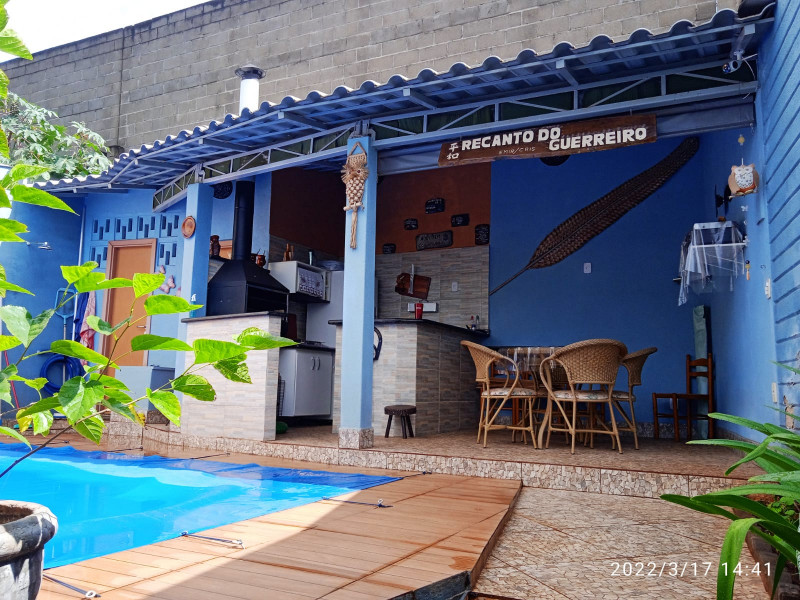 Casa de condomínio à venda Centro com 160m² e 3 quartos por R$ 450.000 - 422952596-churrasqueira.jpeg