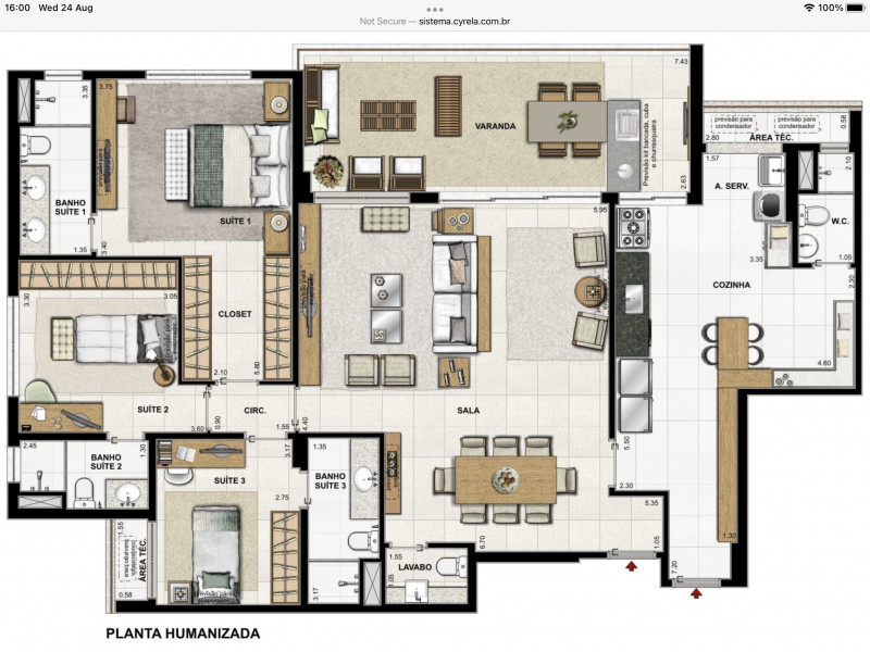 Apartamento à venda Barra da Tijuca com 156m² e 3 quartos por R$ 2.300.000 - 372551272-6087aaba-bea0-474c-8733-60bc818c6d01.jpeg