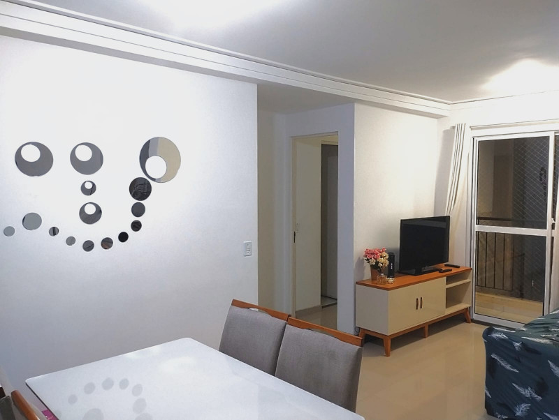 Apartamento à venda Vila Andrade com 55m² e 2 quartos por R$ 449.000 - 812341831-sala-noite.jpeg