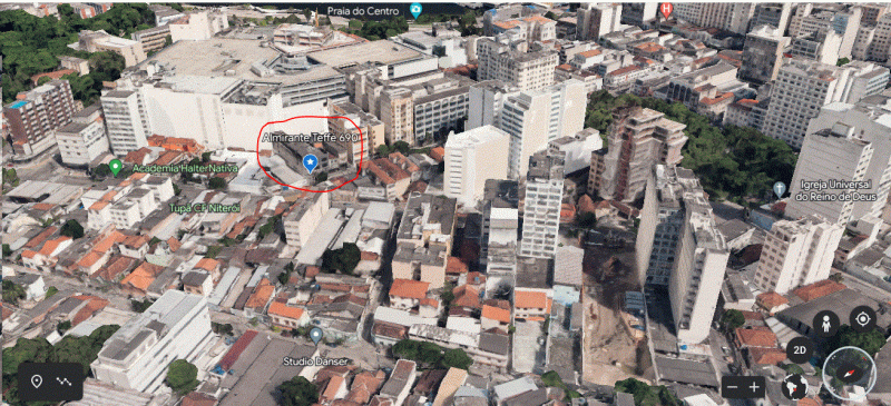 Comercial à venda Centro com 1536m² e 1 quarto por R$ 8.700.000 - 1130343459-google-earth-predio.GIF