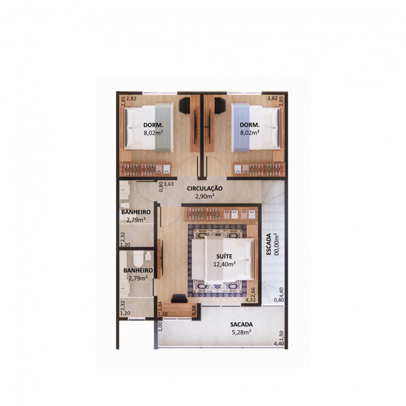 Casa à venda Itajubá com 108m² e 3 quartos por R$ 590.000 - 1390913313-slide-9.JPG